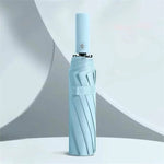 Compact umbrella with large handle, 97 cm diameter