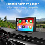 Smart 7-inch Car Touchscreen Display with Voice Control