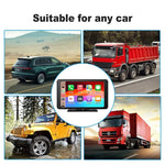 Smart 7-inch Car Touchscreen Display with Voice Control