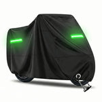 Weatherproof cover for motorcycles and scooters with anti-glare protection