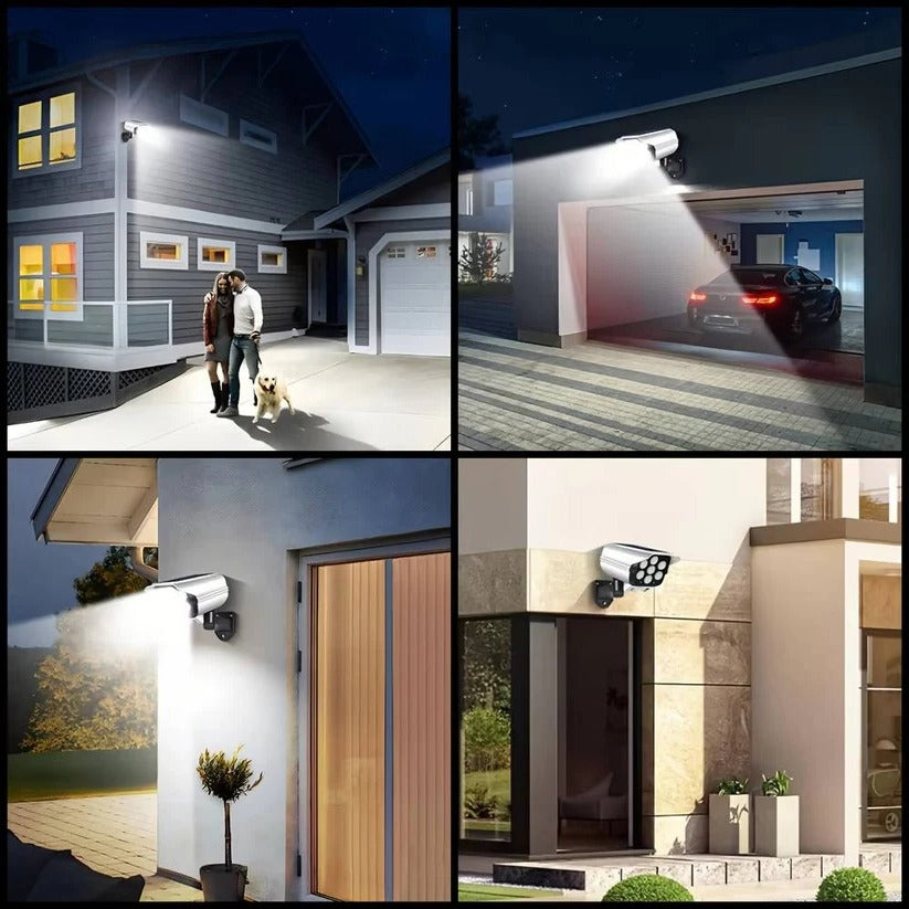 Solarlampe für den Außenbereich mit Bewegungsmelder und drei Lichtmodi