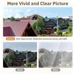 1080P Indoor Camera with Window Mount and Two-Way Audio