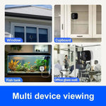 1080P Indoor Camera with Window Mount and Two-Way Audio