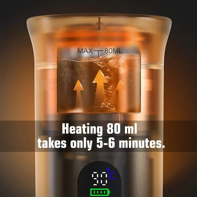 Portable 20 Bar Espresso Machine for Capsules and Ground Coffee