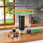 Portable 20 Bar Espresso Machine for Capsules and Ground Coffee