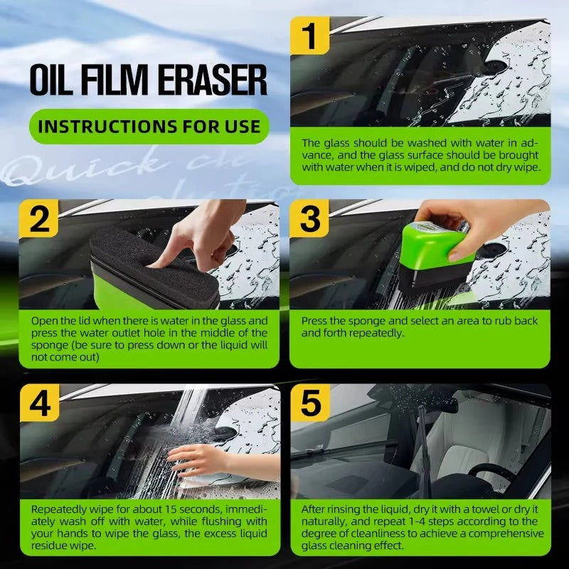 Fensterreiniger für Autos mit Schutzbeschichtung, 3er Set