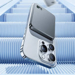 Portable Magnetic Aluminum Power Bank with Fast Wireless Charging for iPhones