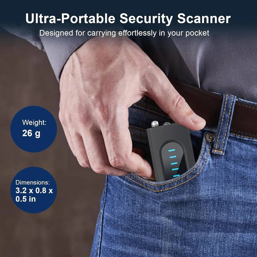 Versatile RF Signal Scanner for Detecting Spy Devices and GPS Trackers