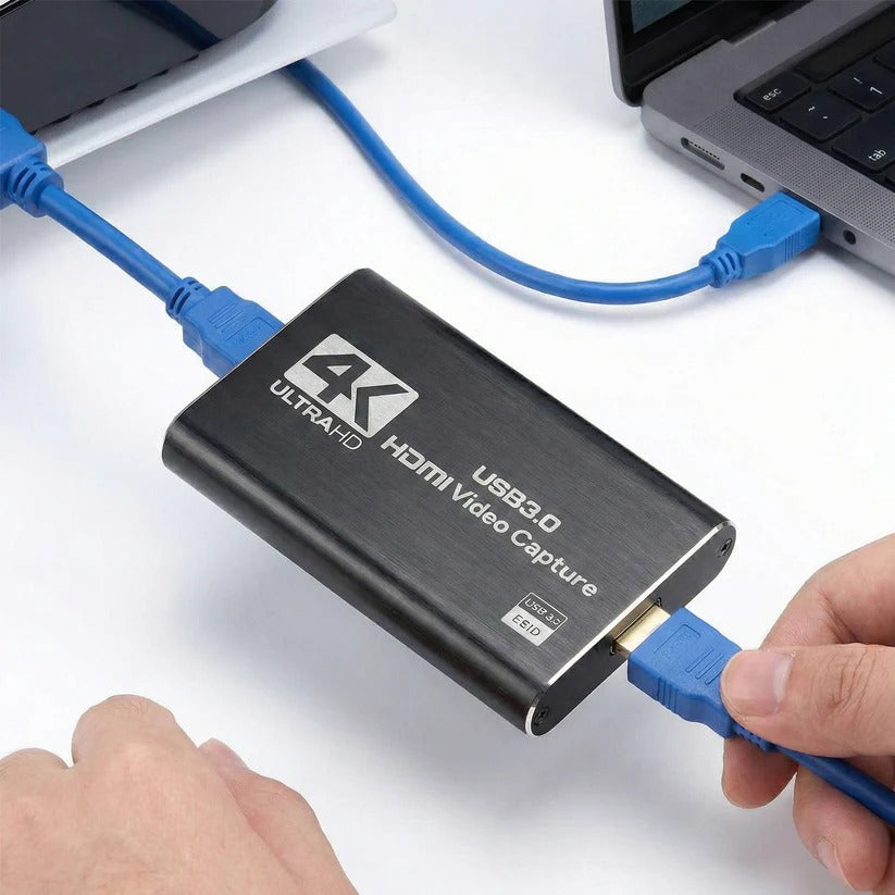 4K HDMI Video Capture Device with USB 3.0 – Records in 1080P 60FPS
