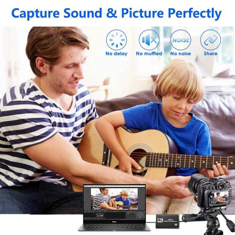 4K HDMI Video Capture Device with USB 3.0 – Records in 1080P 60FPS