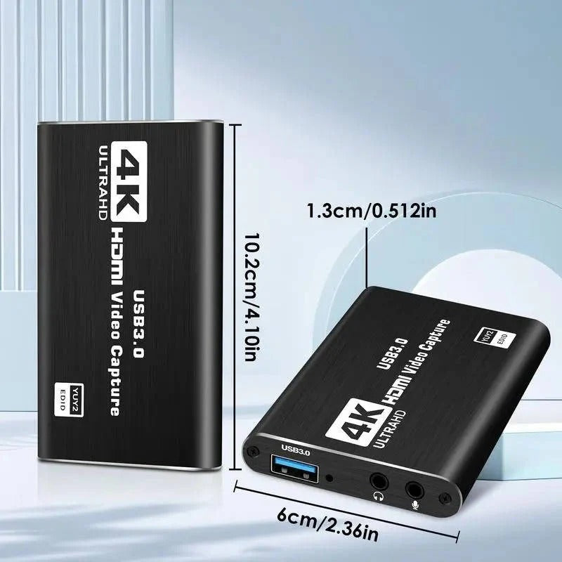 4K HDMI Video Capture Device with USB 3.0 – Records in 1080P 60FPS