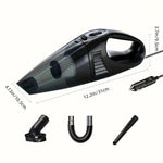 12V Handstaubsauger für das Auto mit starker Saugleistung