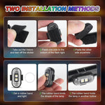 Rechargeable RGB LED Flashing Light with Remote Control