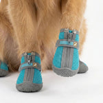 Wasserfeste, Atmungsaktive Hundeschuhe mit Rutschfester Sohle – 4er Set