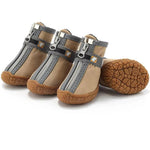 Wasserdichte Atmungsaktive Hundeschuhe mit Rutschfester Sohle – 4er Set