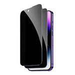 Zweierpack Datenschutz-Displayschutzfolie aus gehärtetem Glas für iPhone-Modelle