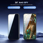 Duo-Paket Datenschutz-Displayschutzfolie für iPhone-Modelle