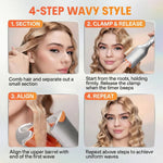25mm Double Barrel Hair Crimper with 5 Temperature Settings