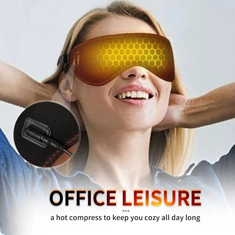 Warming Eye Mask with 3 Temperature Levels for Relaxation and Relief