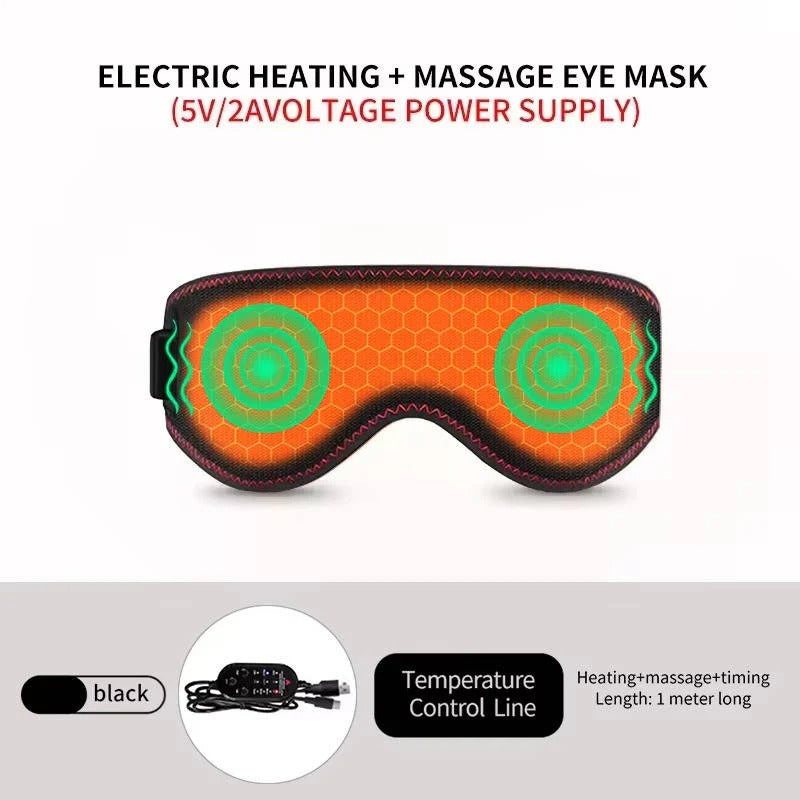 Heat and Vibration Eye Mask for Relaxation and Comfort