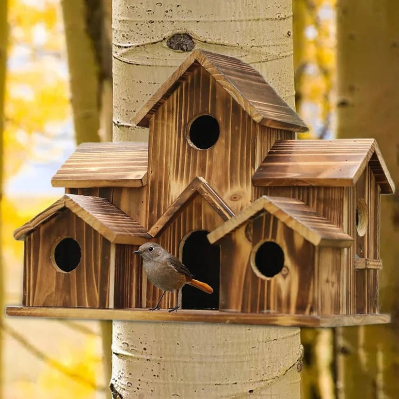 Vogelvilla aus Holz – Sicherer Nistplatz für Gartenbewohner