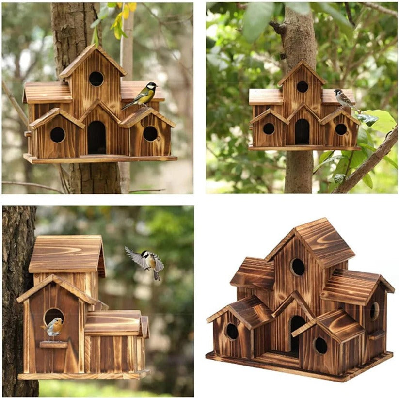 Vogelvilla aus Holz – Sicherer Nistplatz für Gartenbewohner