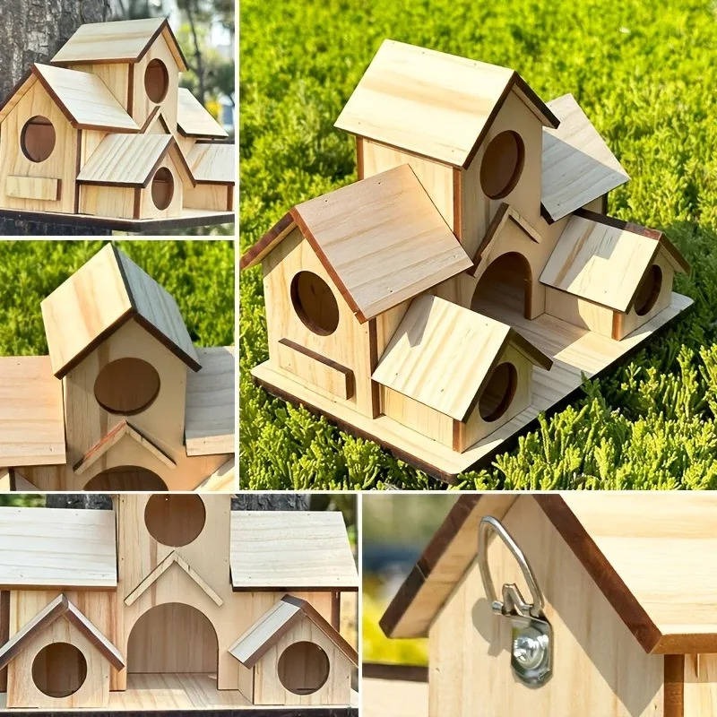 Vogelvilla aus Holz – Sicherer Nistplatz für Gartenbewohner
