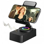 Multifunktionaler Bluetooth-Lautsprecher mit Handyständer und LED-Beleuchtung