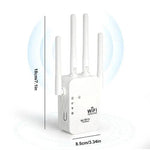 WLAN-Reichweitenverlängerer mit 6 Antennen und Ethernet-Anschluss für das gesamte Zuhause