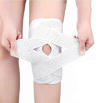 Adjustable Knee Brace with Side Stabilizers and Breathable Support
