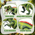 Fernsteuerbares Dinosaurier-Spielzeug mit Nebeleffekten und LED-Lichtern