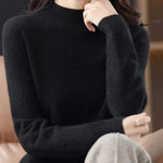 Elegant cashmere sweater for cold days