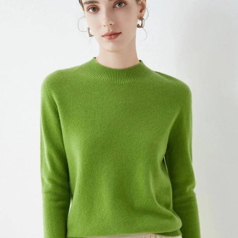 Elegant cashmere sweater for cold days