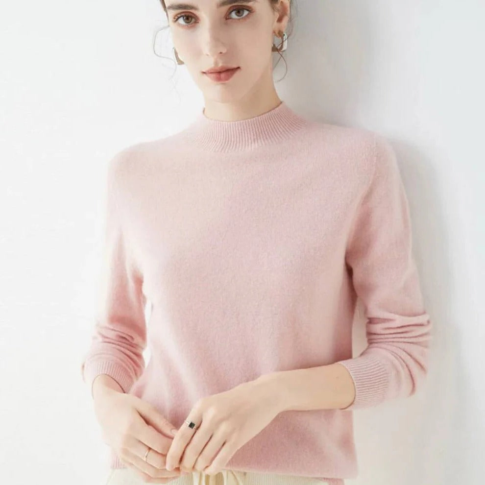 Elegant cashmere sweater for cold days