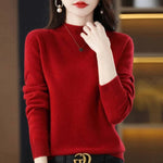 Elegant cashmere sweater for cold days