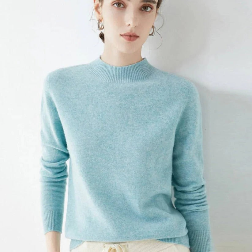 Elegant cashmere sweater for cold days
