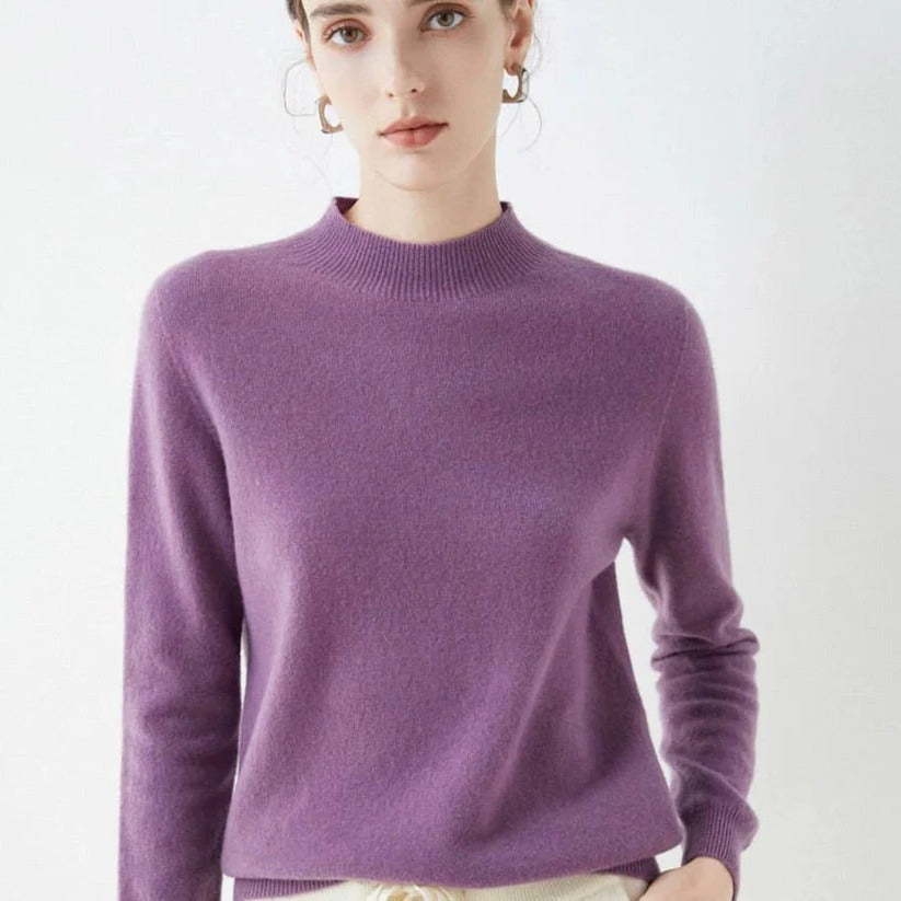 Elegant cashmere sweater for cold days