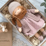 High-quality cotton doll made from natural materials for children