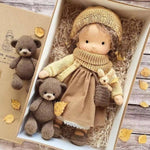 High-quality cotton doll made from natural materials for children