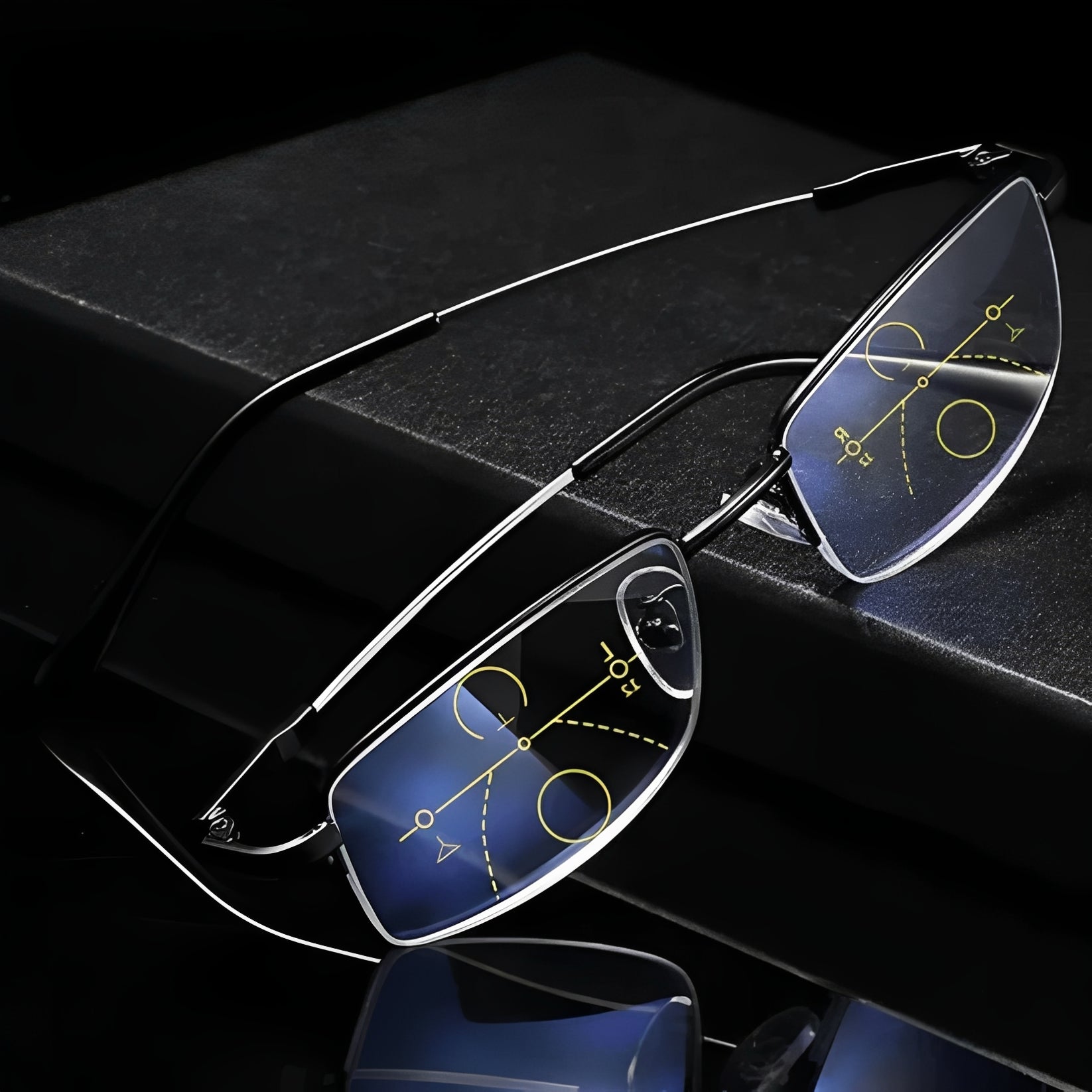 Vielseitige Lesebrille mit UV400 Fotochromatischen Gläsern