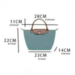 Vielseitige Schultertasche aus strapazierfähigem Material in neun Farben