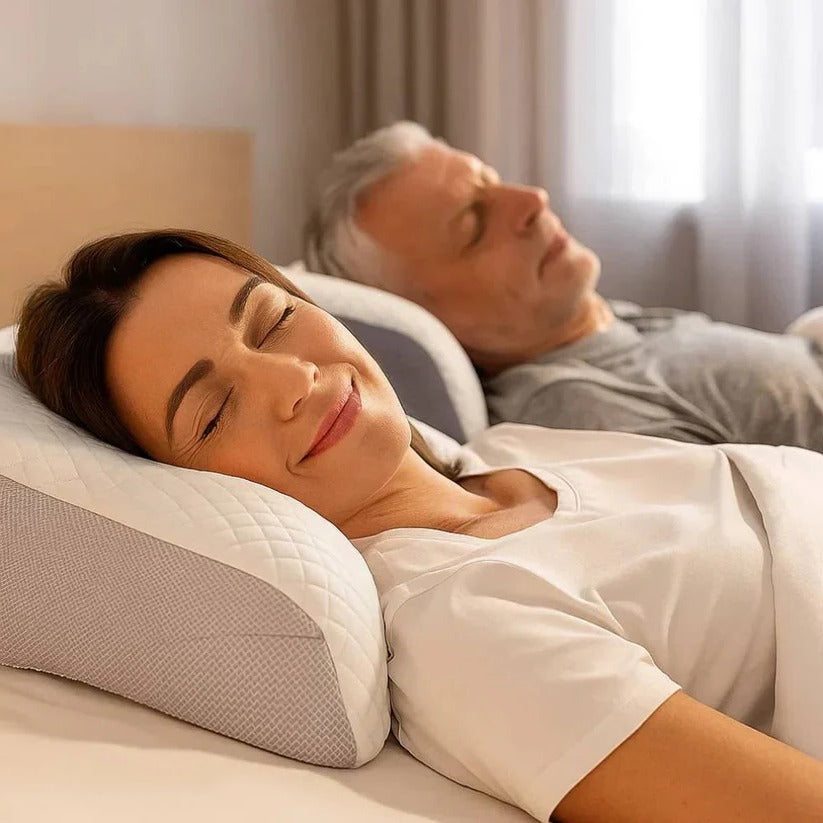 Ergonomisches Nackenstützkissen aus Memory-Schaum für erholsamen Schlaf