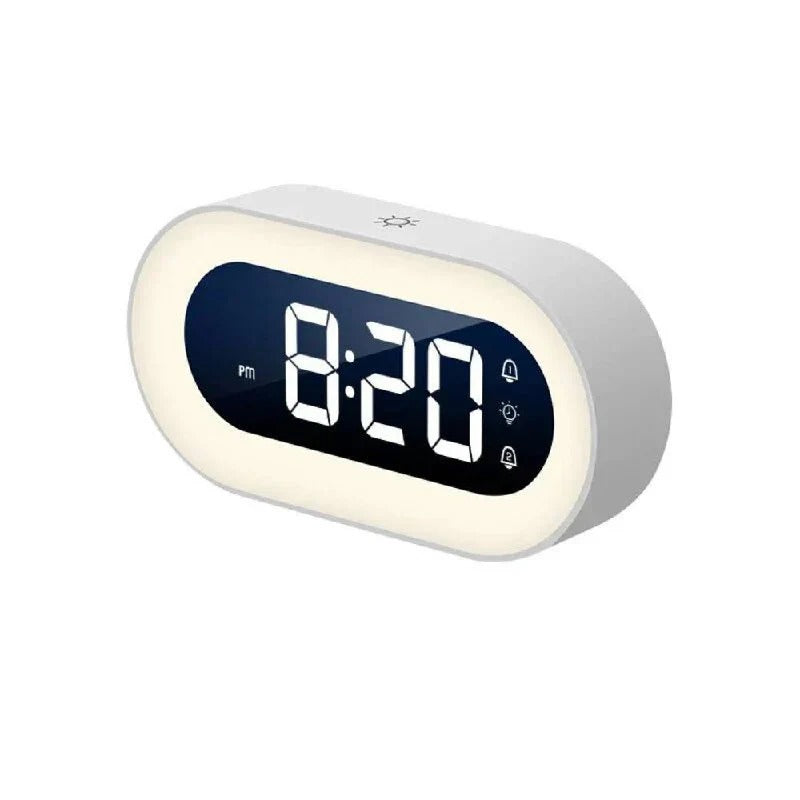 Dimmbares Digitalwecker mit LED-Anzeige und Musikwecker