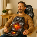 Vibrationsmassage-Sitzkissen mit Wärme und Fernbedienung für Rücken- und Nackenentspannung