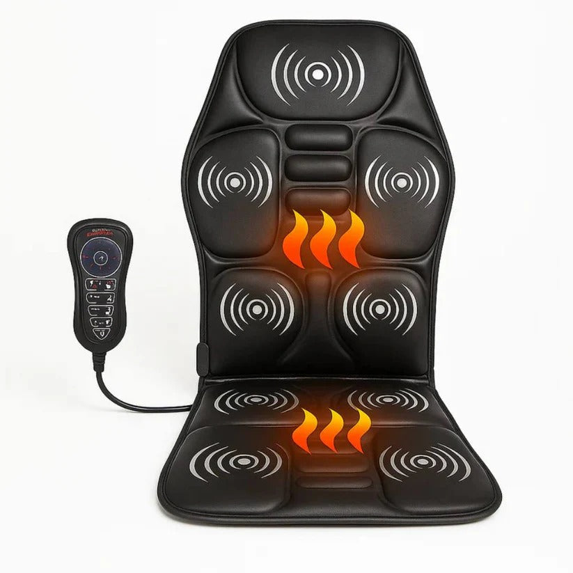 Erholsamer Massage-Sitzauflage mit Wärmefunktion und Fernbedienung