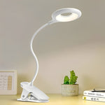 Flexibles LED-Leselicht mit USB-Akku und dimmbarem Design für den Schreibtisch