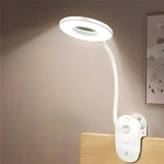 Flexibles LED-Leselicht mit USB-Akku und dimmbarem Design für den Schreibtisch