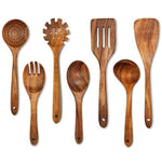 High-Quality Acacia Wood Cooking Utensil Set for the Kitchen