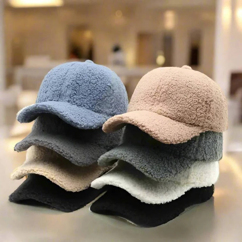 Verstellbare Teddy-Mütze für gemütliche Herbst- und Wintertage