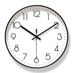 Silent quartz wall clock in a timeless design for every home